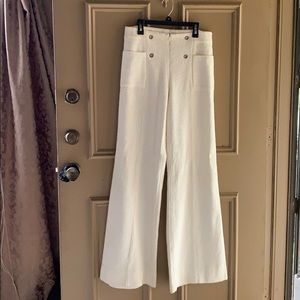 Chanel white trousers